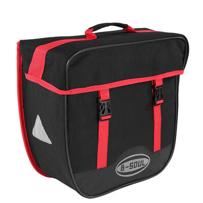 

B-SOU Bike Rear Bag Waterproof Bicycle Tail Seat Trunk Double Side Rack Bag