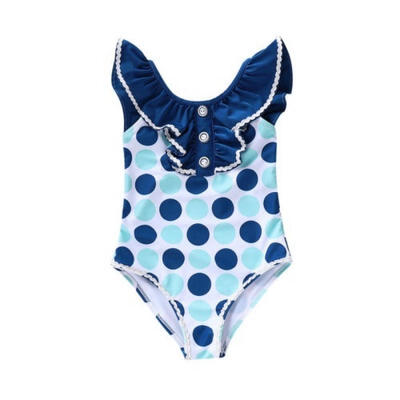 

Toddler Kid Baby Gir Swimwear Swimsuit Bathing Suit Swimming Lace Collar Clothes