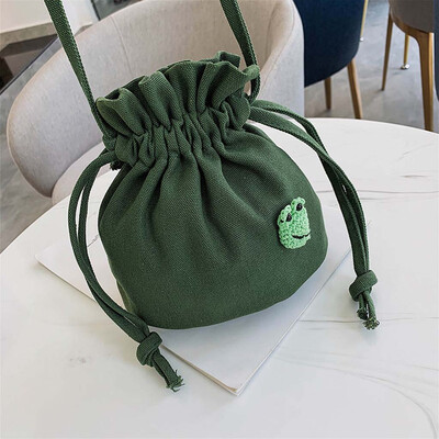 

Tailored Womens Fashion Bundle Mouth Diagonal Shoulder Bag Solid Color Handbag
