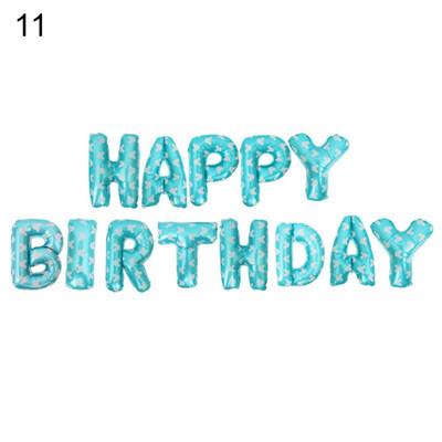 

Happy Birthday Letter Alphabet Air Balloon Kids Toy Wedding Party Decoration