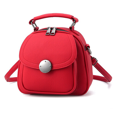 

On the new female tide fairy fashion Joker shoulder Messenger bag girl simple personality backpack