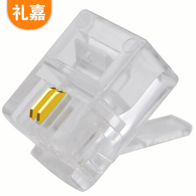 

Lijia -SP650 six types of Gigabit network shielded crystal head Cat6 network cable crystal head RJ45 gold-plated 8P8C connector FTP shield anti-interference 5