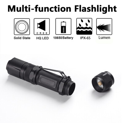 

Saidsome Super Bright V6 LED 3Modes Zoomable Flashlight Aluminum Torch 18650 flashlight lamp