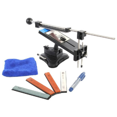 

Upgraded Version Fixed-angle Knife Sharpener Professional Kitchen Knife Sharpener Kits System 4 Sharpening Stones