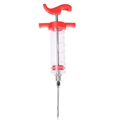 

Transparent Stainless-Steel Seasoning Injector with Marinade Needles