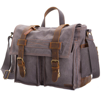 

AUGUR Fashion Men HandBag Vintage Canvas Male Travel Shoulder Crossbody Vintage Military Bag