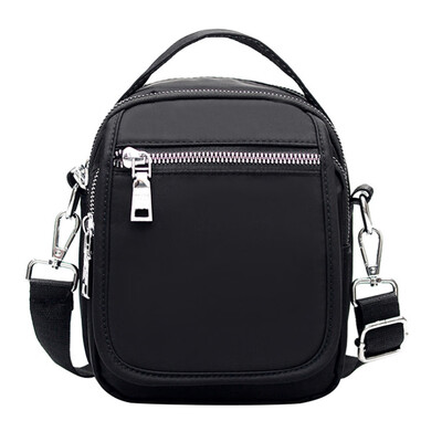 

Tailored Womens Fashion Nylon Waterproof Shoulder Messenger Pure Color Bag