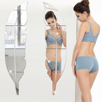 

DIY Modern Plume Feather Acrylic Mirror Wall Sticker