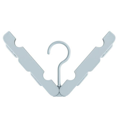 

Latom Fodable Clothes Hanger Plastic Portable Folding Travel Home Camping Clothes Shirts Sweaters Dress Hanger Hook Drying Rack