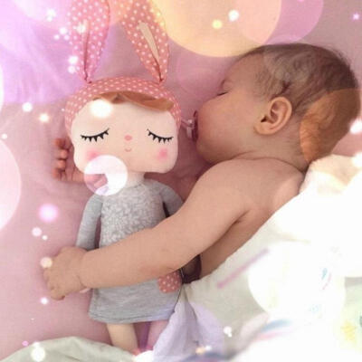 

Lovely Metoo Plush Doll Baby Kids Angela Stuffed Toys Cartoon Rabbit Sleeping Dolls for Girls