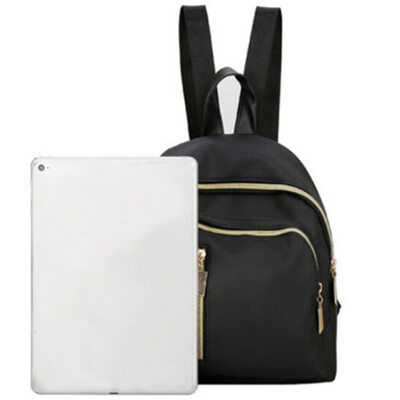 

Fashion Women Black Small Backpack Travel Oxford Handbag Shoulder Bag Leisure Backpack