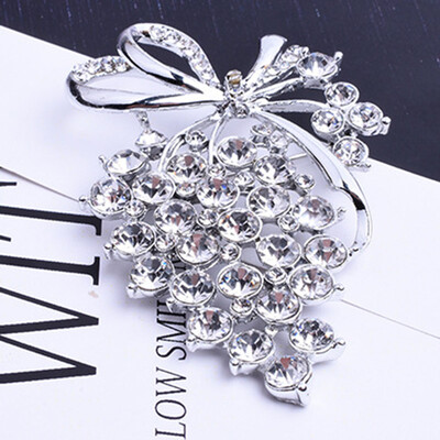 

Hot Selling Fashionable Opal Stone Flower Brooch Pin Garment Accessories Birthday Gift Free Shipping