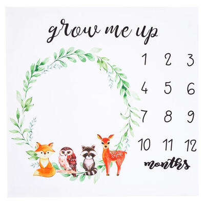 

Receiving Blankets Newborn Baby Cartoon Print Soft Photoshoot Backdrop