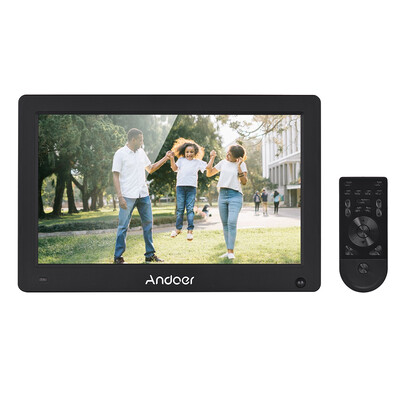 

Andoer 116 Inch Digital Photo Frame IPS Full View Screen Eletronic Picture Album High Resolution 192012801610 Support 1080P H