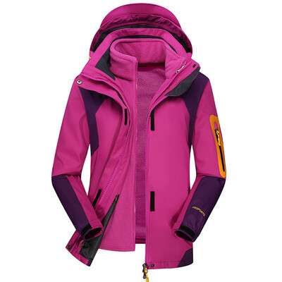 

Toponeto Womens Winter Hoodie Two Piece Set Warm Waterproof Windproof Outdoor Coat