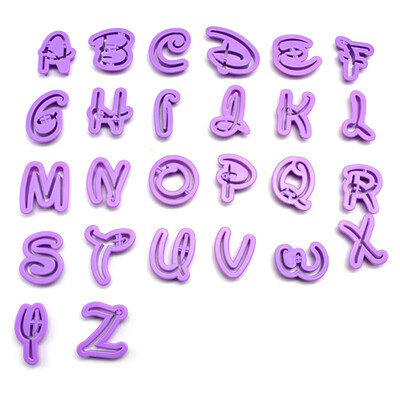 

36Pcs Alphabet Number Fondant Cupcake Cookie Cutter Mold Cake Decorating Tools