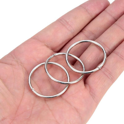 

3pcs Keychain Round Split Key Rings Outdoor Essential Tool