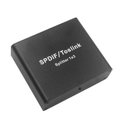 

Digital Optical Audio SPDIFTOSLINK Optical Audio 3x1 Switcher Spliter