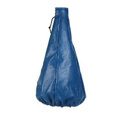 

Car Shift Knob Sleeve Manual Gear Lever Boot Cover Premium Leather Material Blue Color