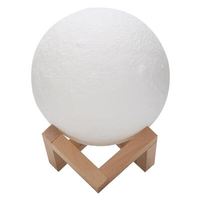 

Creative Moon Shape Desk Lamp Remote Control Induction Bedside Light wHook