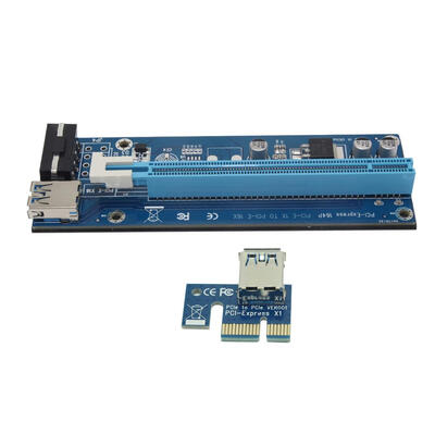 

4Pin PCI-E 1X to 16X BTC Mining Extender Graphic Riser Card Adapter Cable
