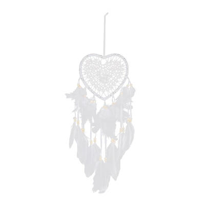

Love Feathers Handmade Dreamcatcher Dream Catcher Net Home Wedding Decor