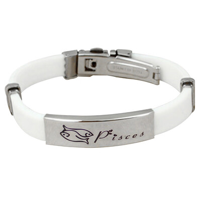 

Personality 12 Constellations Stainless Steel Buckle Leather Bracelet Fashion Wild Unisex Adjustable Bracelet Jewelry Hot Gift