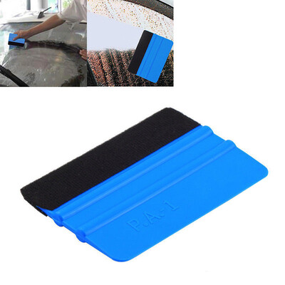 

〖Follure〗Blue Plastic Felt Edge Squeegee Car Vinyl Wrap Application Tool Scraper Decal