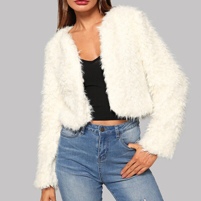 

Tailored Fashion Women Solid Long Sleeve Warm Tops Coat Blouse