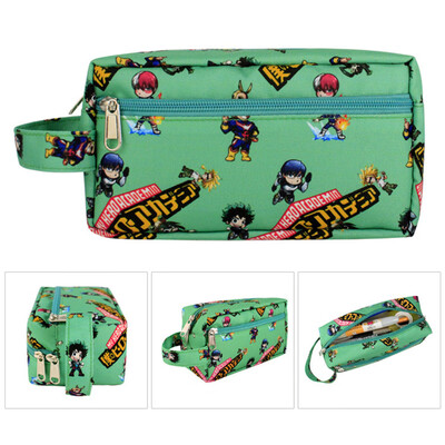 

1 Pc My Hero Academia Multifunctional Pencil Bag Casual Style Anime Pecil Box Large Capacity Cosmetic Bag for Boys Girls Women