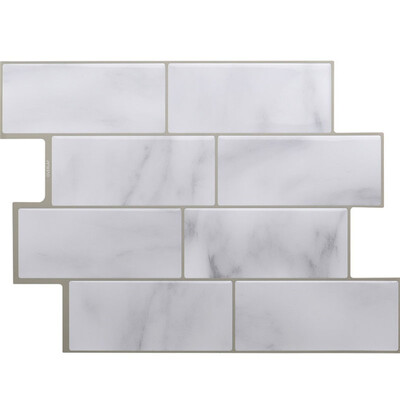 

1pcs 3D Marble Mosaic Adhesive Bath Kitchen Wall Stair Floor Tile Sticker