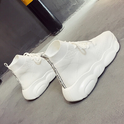 

Little Bear Daddy Shoes Flat Bottom High-Up Sports Shoes Korean version of ulzzang Baitie Socks&Boots