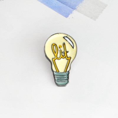 

Enamel Yellow Daily supplies Brooch Denim Light bulb Brooch Pin Button Alloy Jacket Backpack Shirt Jewelry New Cartoon