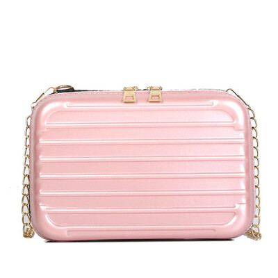 

Tailored Women Fashion Leisure Mini Chain Suitcase single-shoulder Bag Messenger Bags