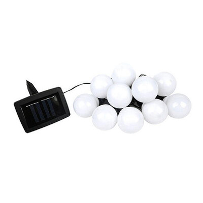 

Outdoor String Lights Patio Party Home Yard Garden Wedding Solar -E-D Bulbs 25M