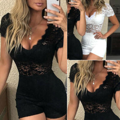 

Women Ladies Sleeveless Clubwear Playsuit Bodycon Party Jumpsuit Romper Trousers