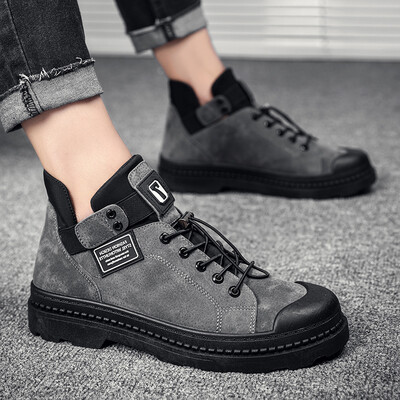 

Mens shoes high to help Korean mens casual wild shoes shoes spiritual social network red tide shoes