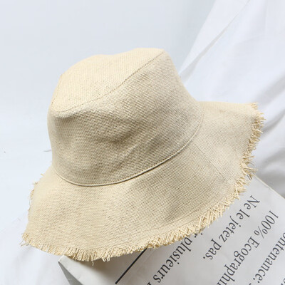 

Spring&summer sun hat women travel hand-crochet edgy straw hat can fold the sun hat large eaves pure color beach hat tide