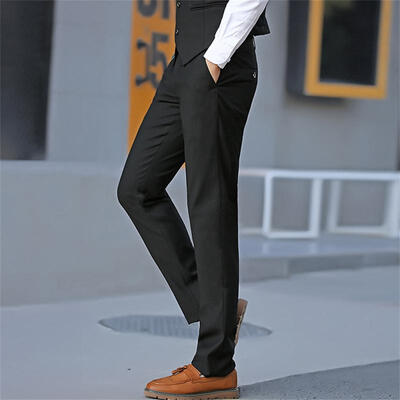 

Mens Strecth Dress Pants Straight Slim Fit Skinny Suit Pants