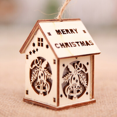 

〖Follure〗Christmas Ornaments LED Light Chalet Hotel Bar Christmas Tree Decoration