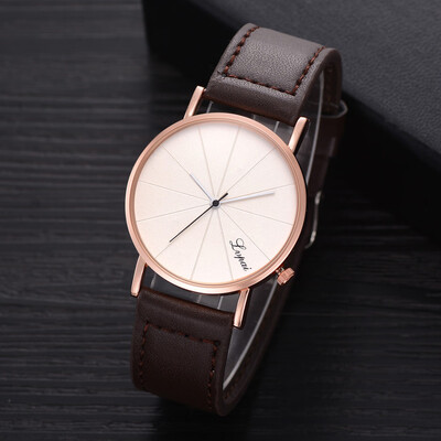 

Gobestart LVPAI Fashion Mens Leather Belt Analog Sport Quartz Wrist Watch