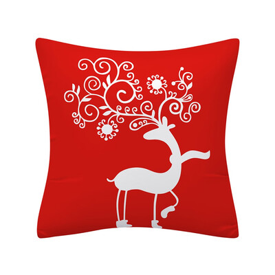 

〖Follure〗Christmas Pillow Case Glitter Polyester Sofa Throw Cushion Cover Home Decor