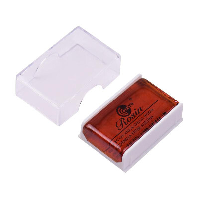 

50pcs Rosin for Bows Low Dust with Plastic Box for Violin Viola Cello