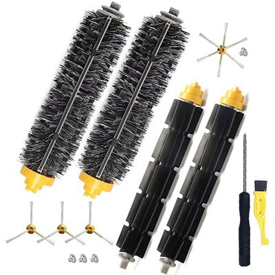 

Vacuum Cleaner Kit ​Rubber Brushes For IRobot Roomba 600 700 760 770 780 Parts