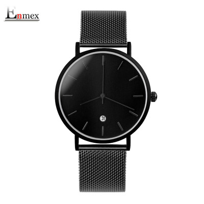 

Enmex simple Design of Light&thin watch case neutral watch in Qixi Festival gift translation three-dimensional simple temperam