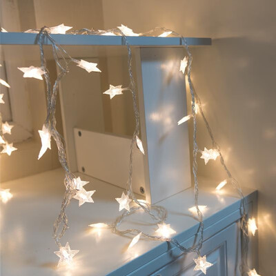 

Led light string five-pointed star ball flower arrangement lanterns full of stars romantic Korean style small fresh decorative bul