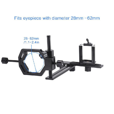 

Universal Metal Telescope Phone Digital Camera Mount Adapter Bracket Smartphone Holder Clip for Monocular Spotting Scope Microscop