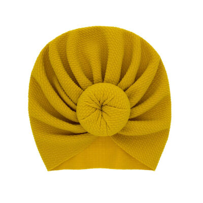 

Baby Girls Boys Turban Knot Head Wrap Cute Kids Hat Cotton Cap Soft Hat