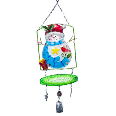 

Tailored Christmas bells pendant wind chime christmas decorations door hanging decor