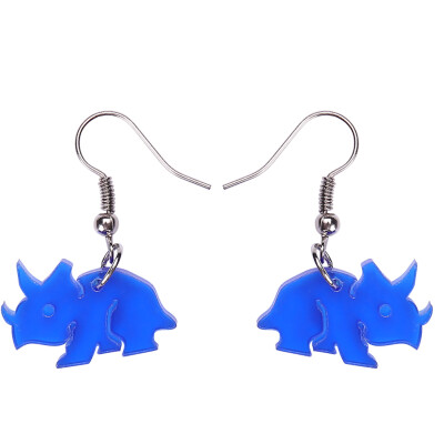 

Personality Dinosaurs shape Alloy Punk Acrylic Long Earrings Women Girl